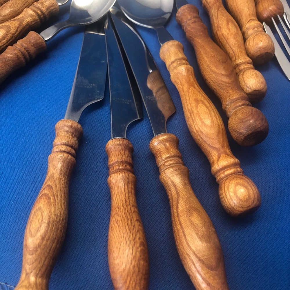 Lifetime cutlery  Handle Old Homestead Set Flatware Silverware Vintage 51 pc - Picture 6 of 11